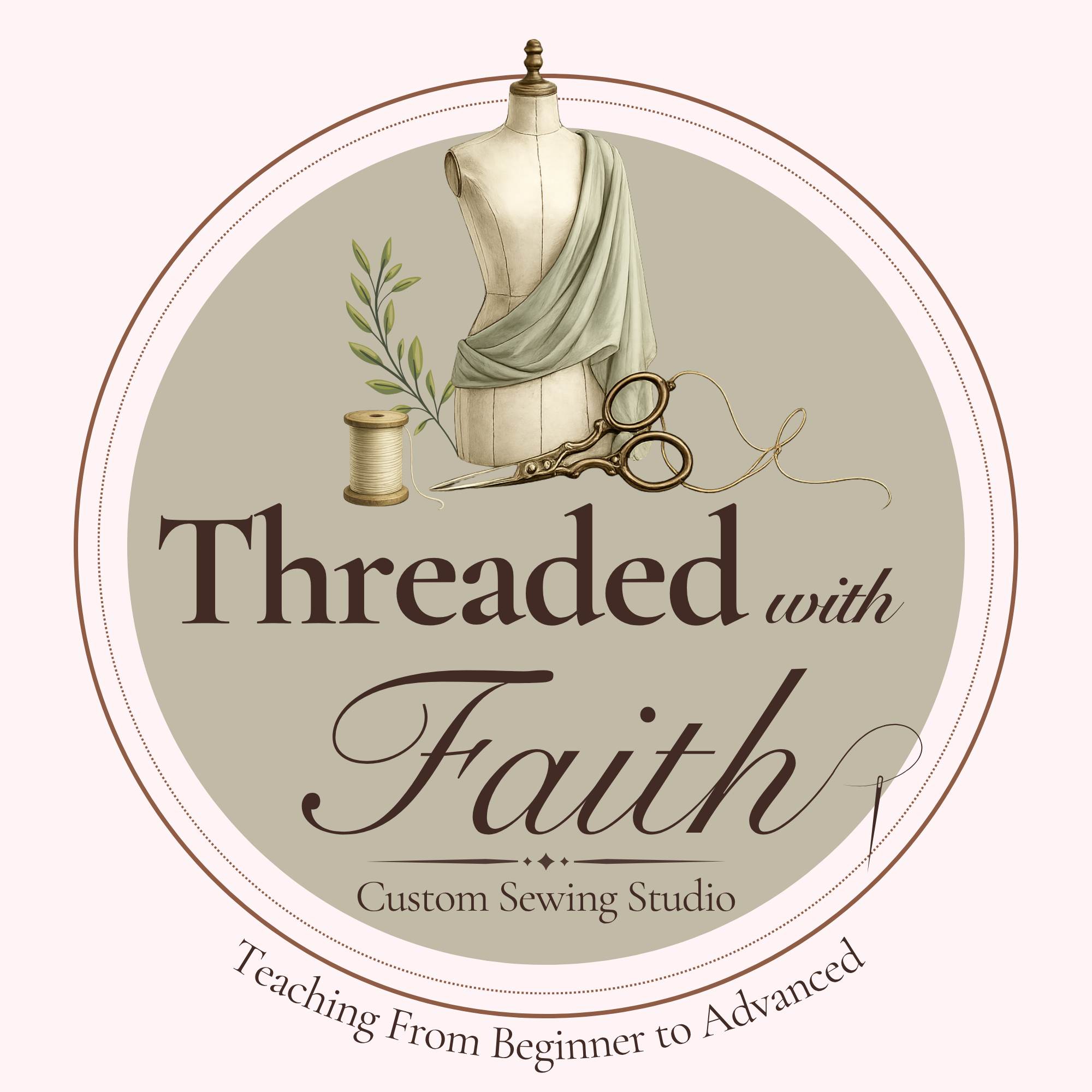 Threaded with Faith Logo