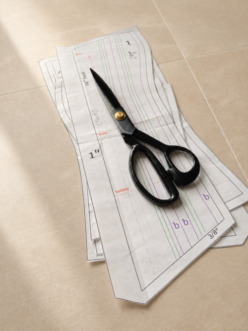 making a corset BEIGE TILE